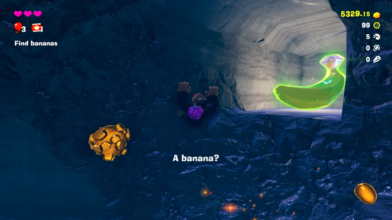 Donkey Kong Bananza - Todas as bananas na Camada da Lagoa