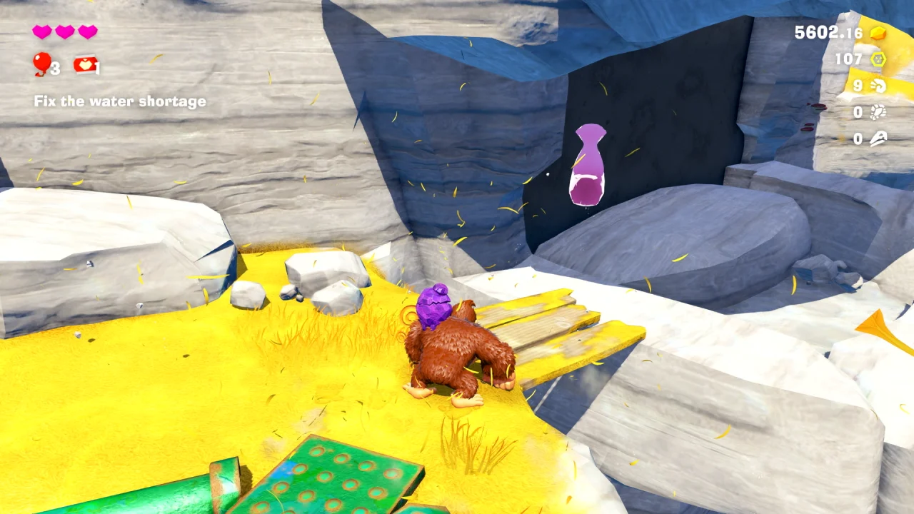 Donkey Kong Bananza - Todas as bananas na Camada da Lagoa