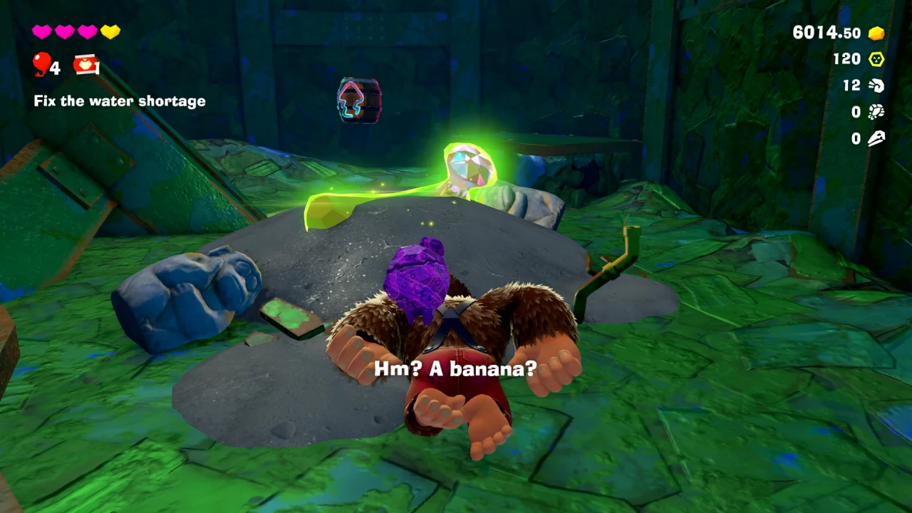 Donkey Kong Bananza - Todas as bananas na Camada da Lagoa