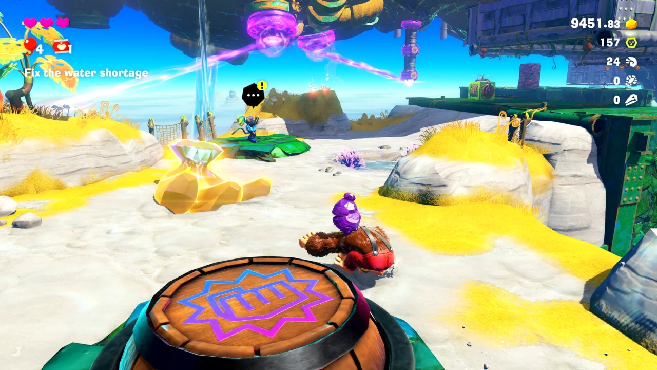 Donkey Kong Bananza - Todas as bananas na Camada da Lagoa
