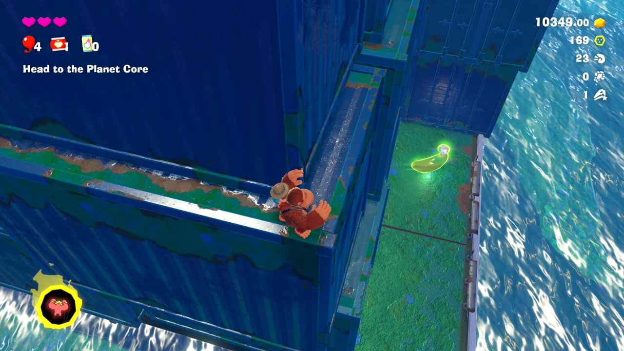 Donkey Kong Bananza - Todas as bananas na Camada da Lagoa