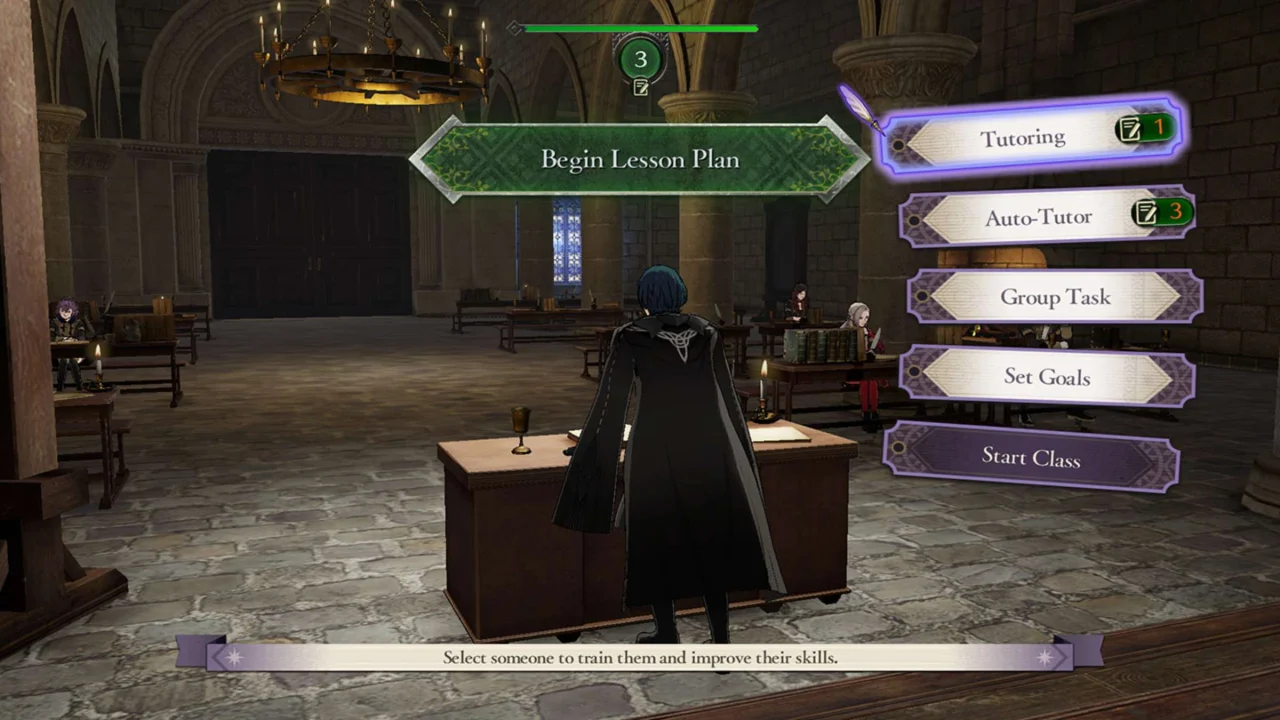 Fire Emblem Three Houses - Melhor forma de usar o tempo livre