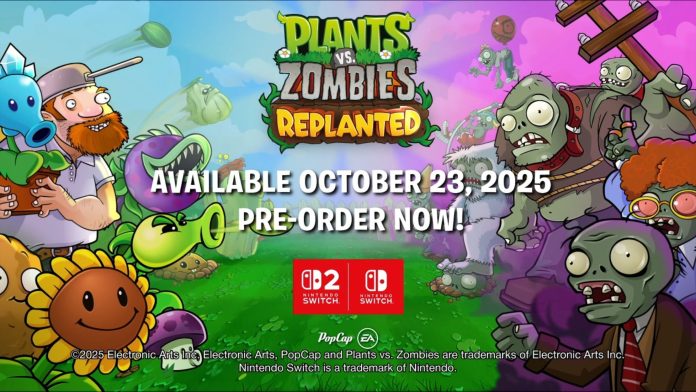 Plants vs Zombies Replanted será lançado em outubro