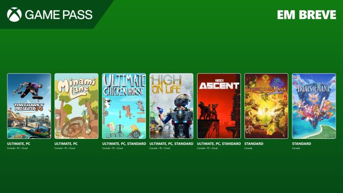 Novos jogos do Game Pass em Julho - Tony Hawk’s Pro Skater 3 + 4, Minami Lane, Ultimate Chicken Horse e muito mais