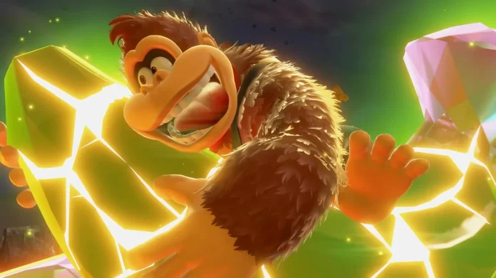 Donkey Kong Bananza - Como remover terrenos do vazio e liberar novas áreas