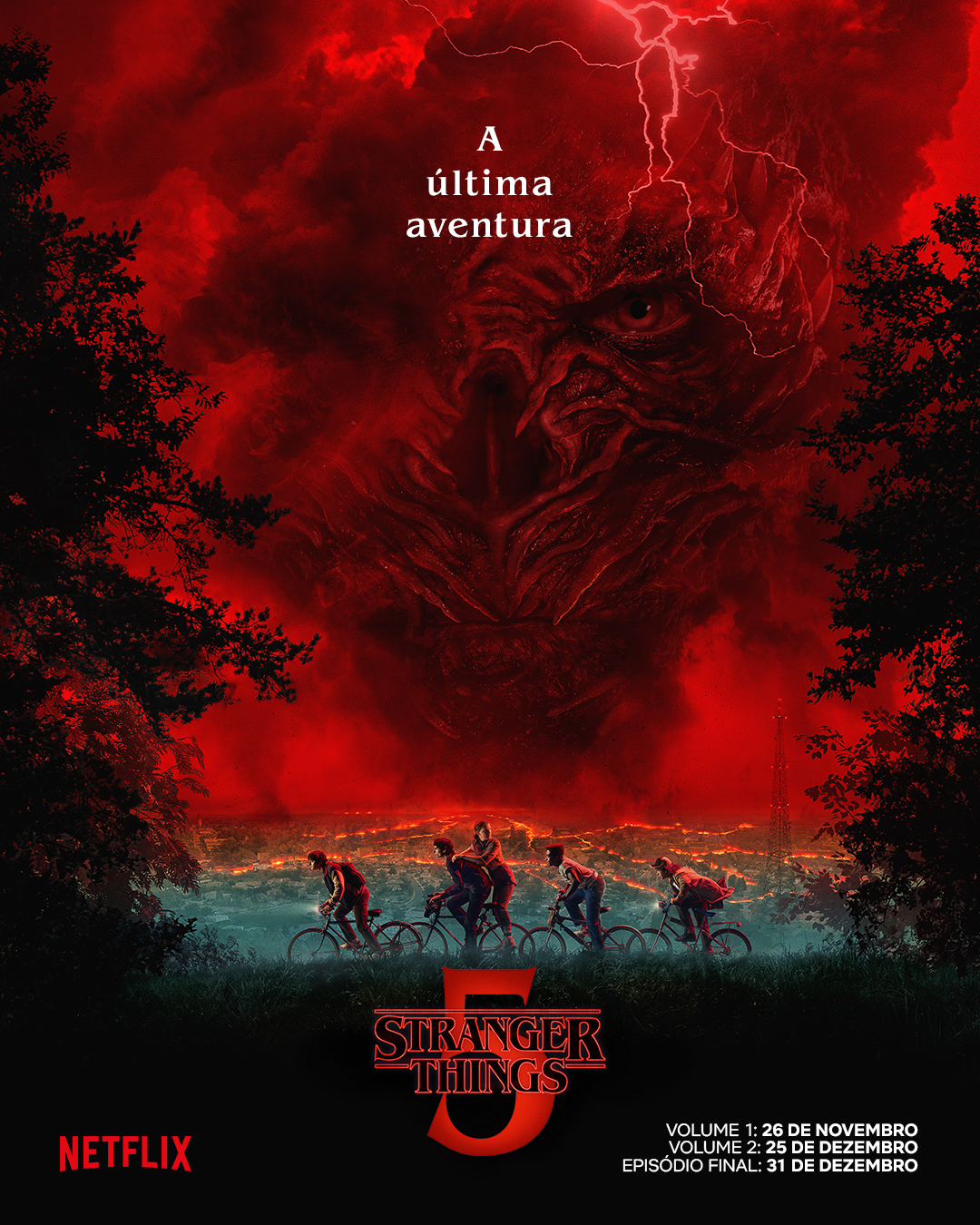 5ª temporada de Stranger Things recebe pôster e teaser chega amanhã