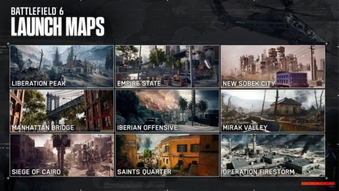 Battlefield 6 - Todos os mapas confirmados e vazados até agora