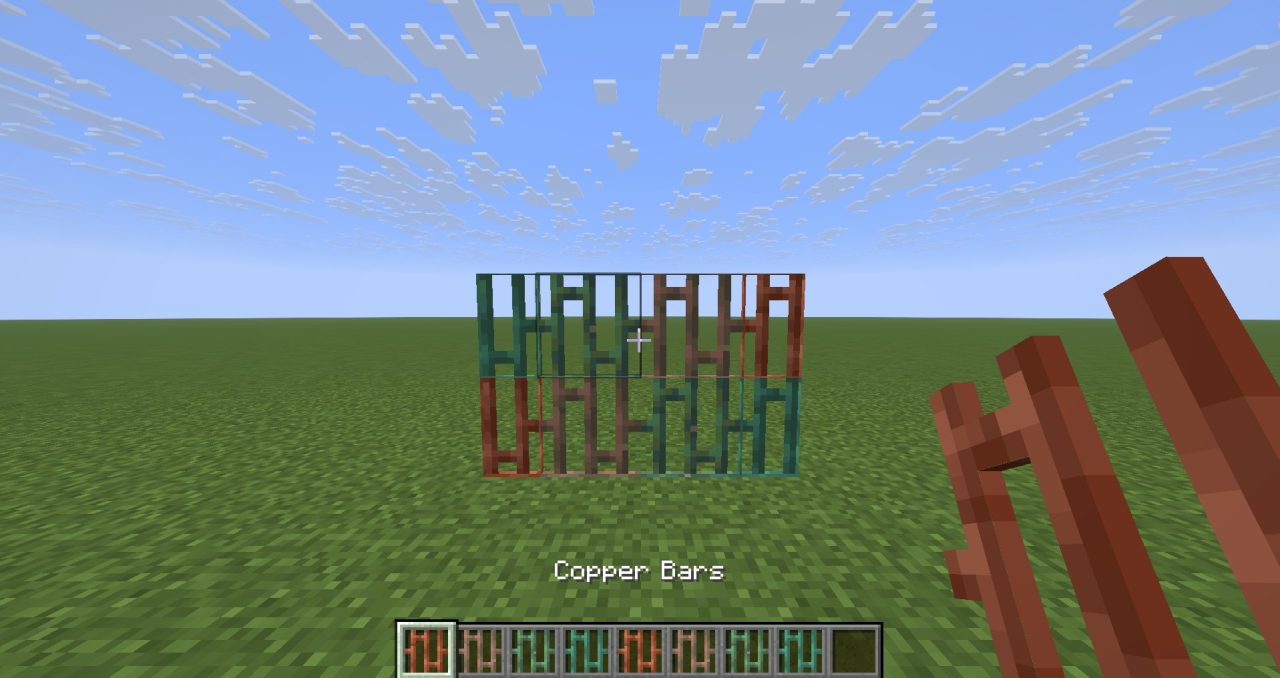 Como fabricar e usar as novas barras de cobre no Minecraft
