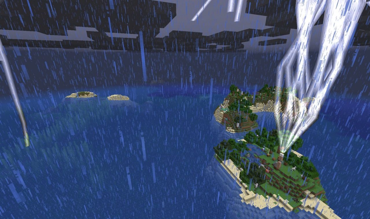 Como fabricar e usar o novo para-raios no Minecraft