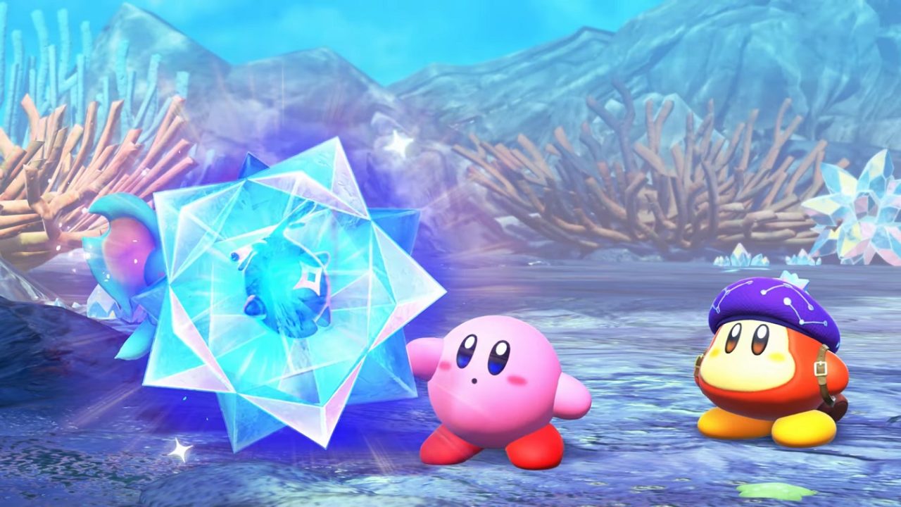 Como iniciar a expansão Star-Crossed World em Kirby and the Forgotten Land