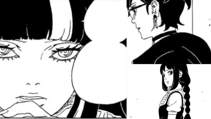Boruto Two Blue Vortex - Sarada e Sumire estão em perigo após serem descobertas por Eida?