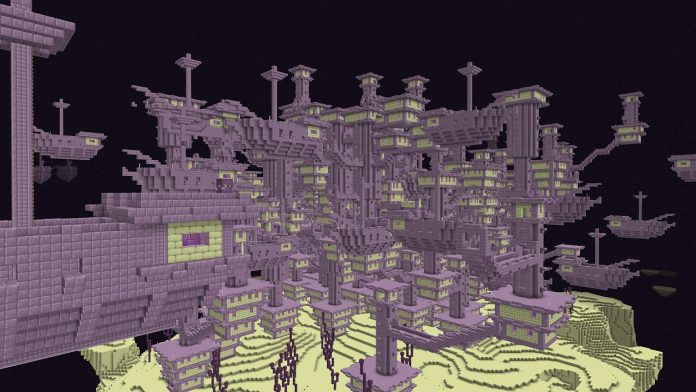 Como encontrar uma Cidade do End no Minecraft