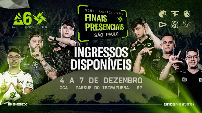 Venda de ingressos para as finais sul-americanas de Rainbow Six Siege X começam nesta segunda (3)