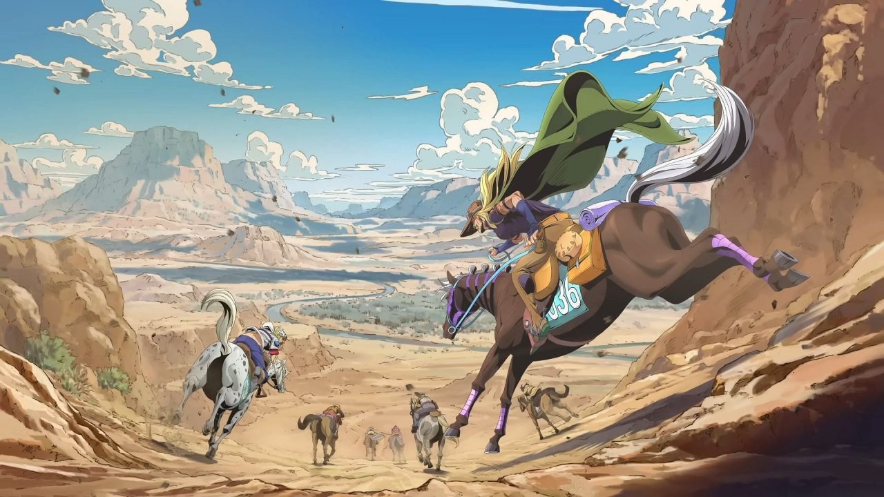 Jojo Steel Ball Run ganha novo visual oficial no estande da Jump Festa 2026