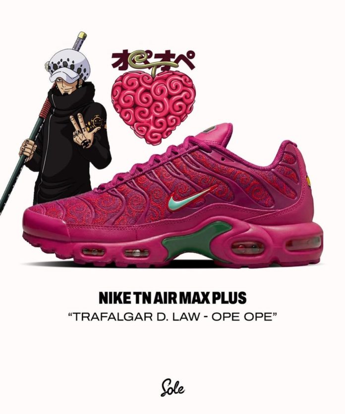 One Piece e Nike anunciam tênis Air Max Plus inspirados nas Akuma no Mi