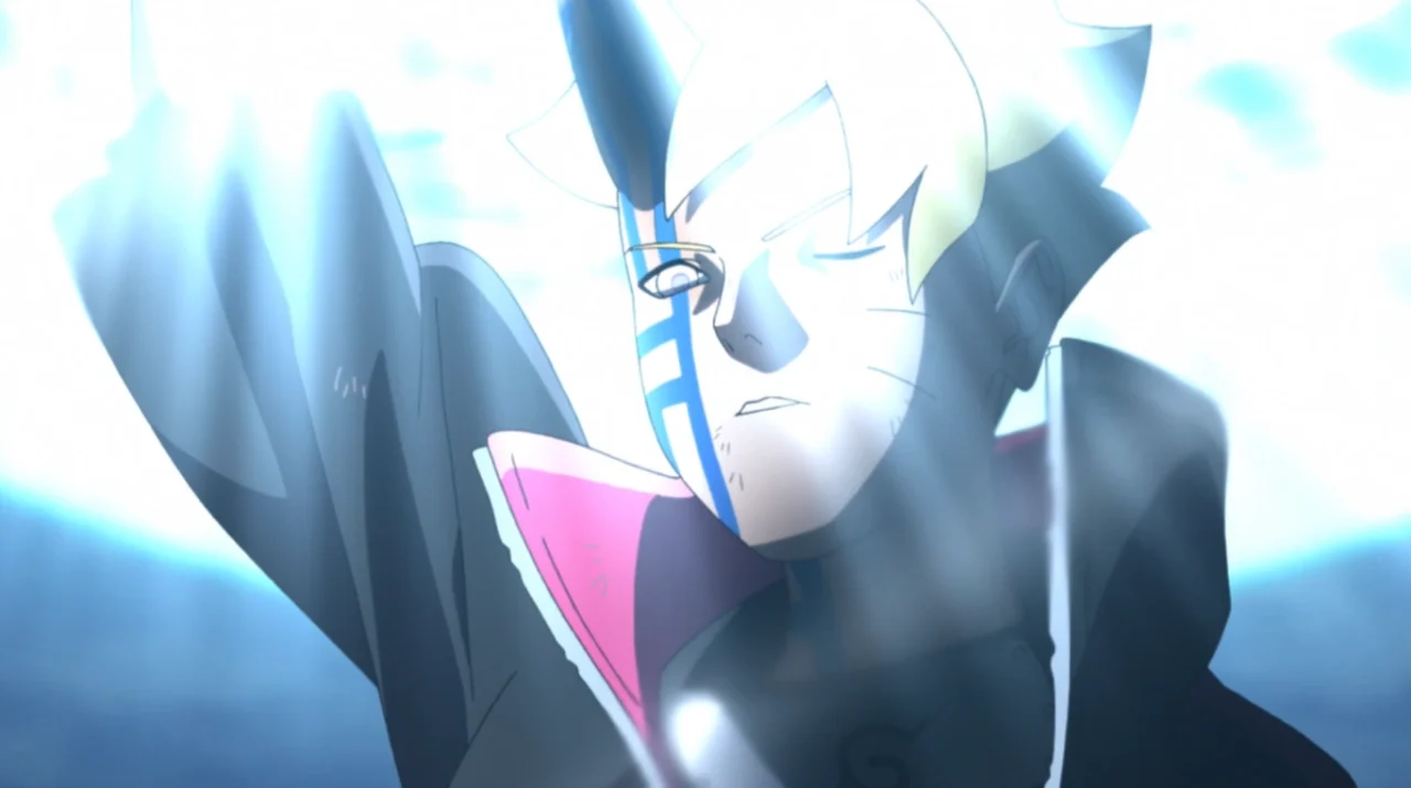 Pacto com Momoshiki coloca Boruto à beira de um destino trágico em Two Blue Vortex
