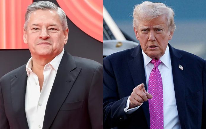 Ted Sarandos se reuniu com Trump antes de fechar compra da Warner Bros. Discovery