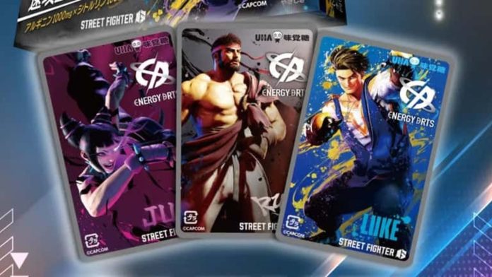 Street-Fighter-6-drinkable-cards Street Fighter 6 ganha cards bebíveis em parceria inusitada com marca de energético