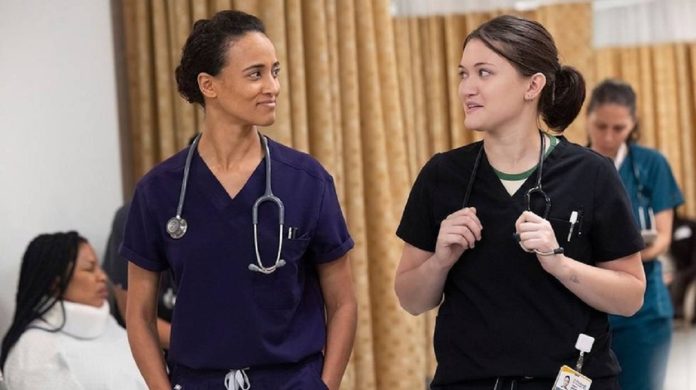 Atriz fala sobre o relacionamento de Trinity Santos e Yolanda Garcia na 2ª temporada de The Pitt