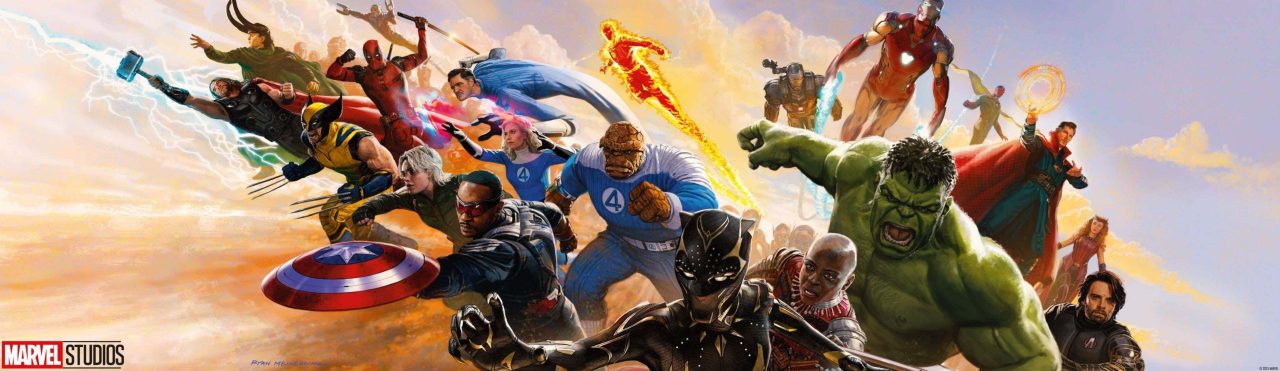 Marvel divulga artes oficial dos Vingadores com Quarteto Fantástico, X-Men e mais