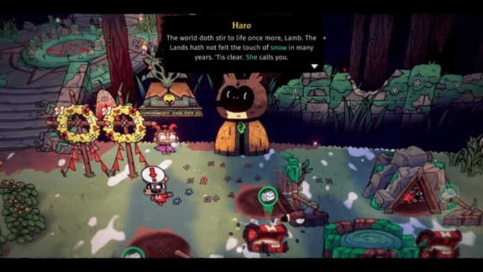 show Cult of the Lamb - Como iniciar a DLC