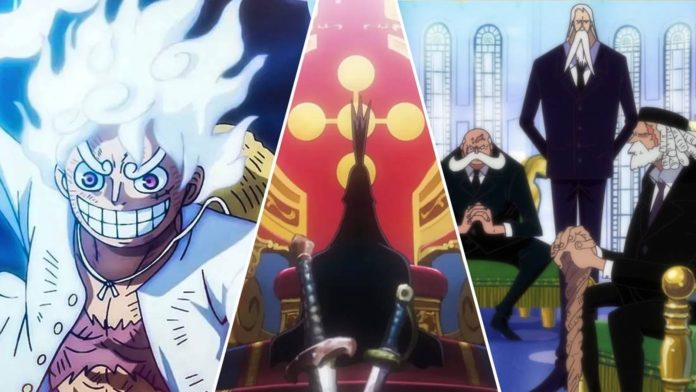 One Piece - Oda já indicou que os Cinco Anciões podem trair Imu e se aliar a Luffy