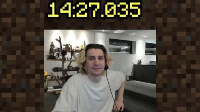 xQc supera Forsen e recupera recorde de speedrun de Minecraft com tempo de 14:27