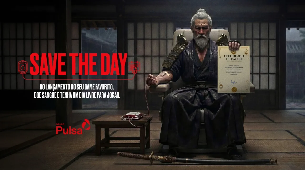 Grupo Pulsa e Publicis Brasil lançam ação para incentivar público gamer a doar sangue