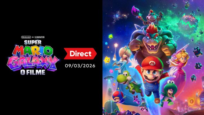 Nintendo anuncia Direct do filme Super Mario Galaxy para 9 de março