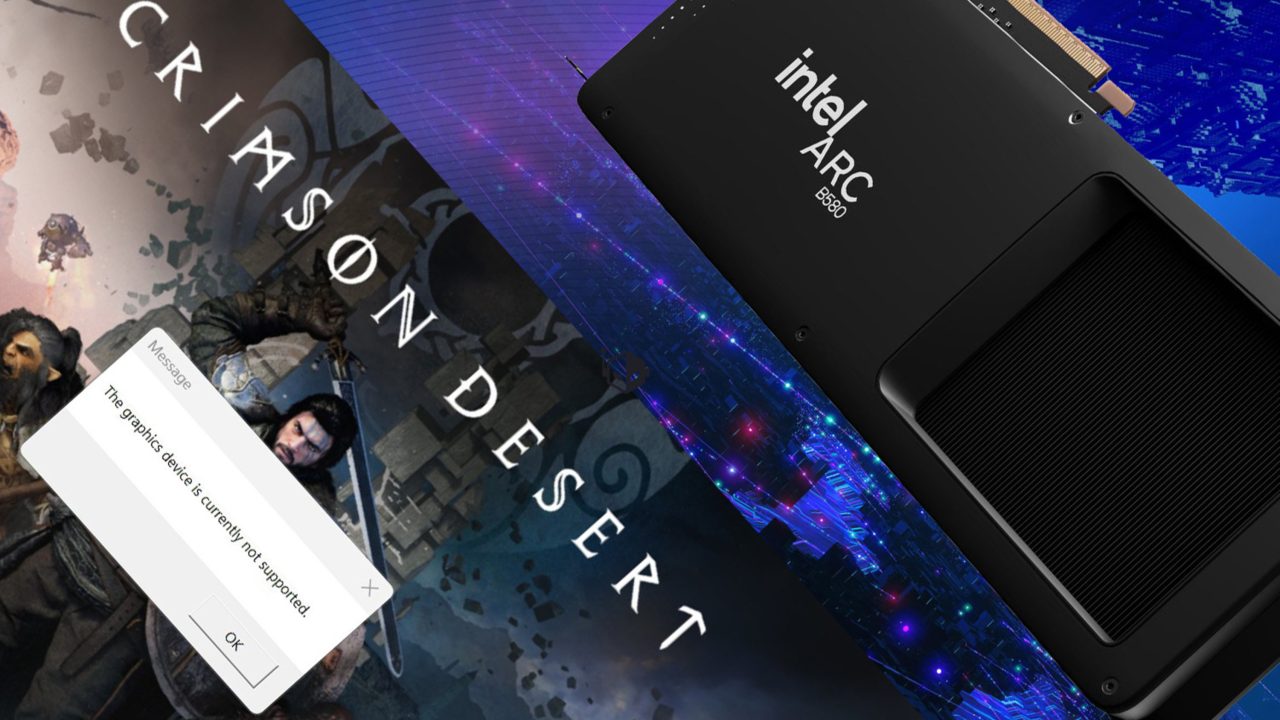 Intel critica Crimson Desert sem suporte a Arc e diz que tentou ajudar por anos