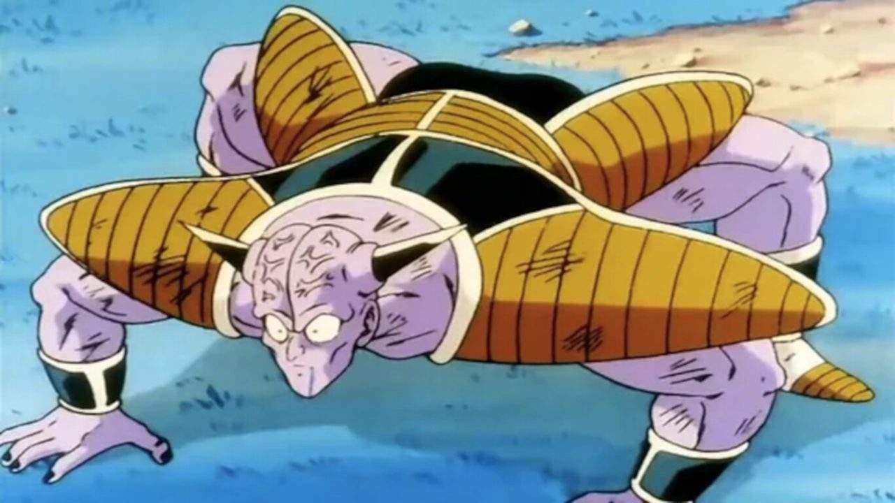 Capitão Ginyu ficou preso no corpo de um sapo por quase vinte anos em Dragon Ball e poucos perceberam