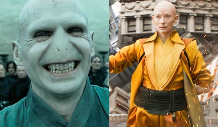 Harry Potter - Ralph Fiennes, ator original de Voldemort, descarta retorno e sugere que Tilda Swinton deve ser o novo Lorde das Trevas