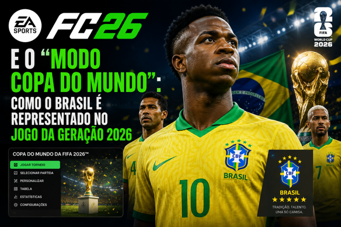 EA Sports FC 26 e o _modo Copa do Mundo__ como o Brasil é representado no jogo da geração 2026
