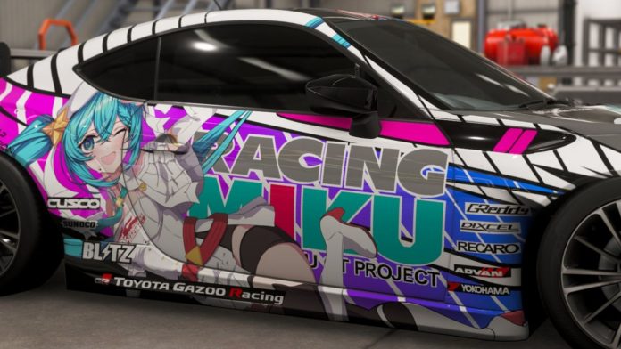 Jogadores criam carros temáticos de Hatsune Miku e Umamusume em Forza Horizon 6