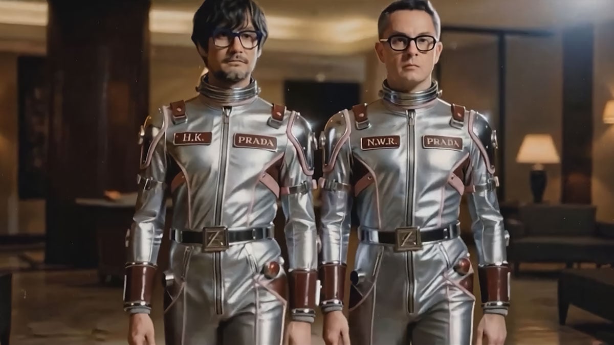 Hideo Kojima e Nicolas Winding Refn estrelam curta gerado por IA para a Prada 