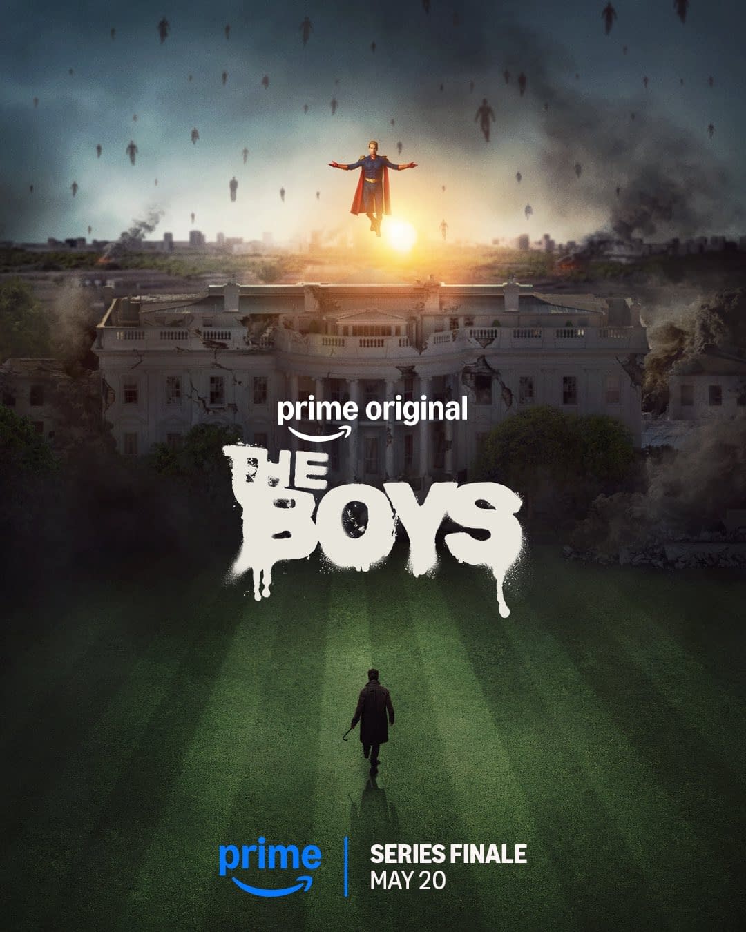 Pôster do episódio final de The Boys presta homenagem aos quadrinhos e promete confronto épico na Casa Branca