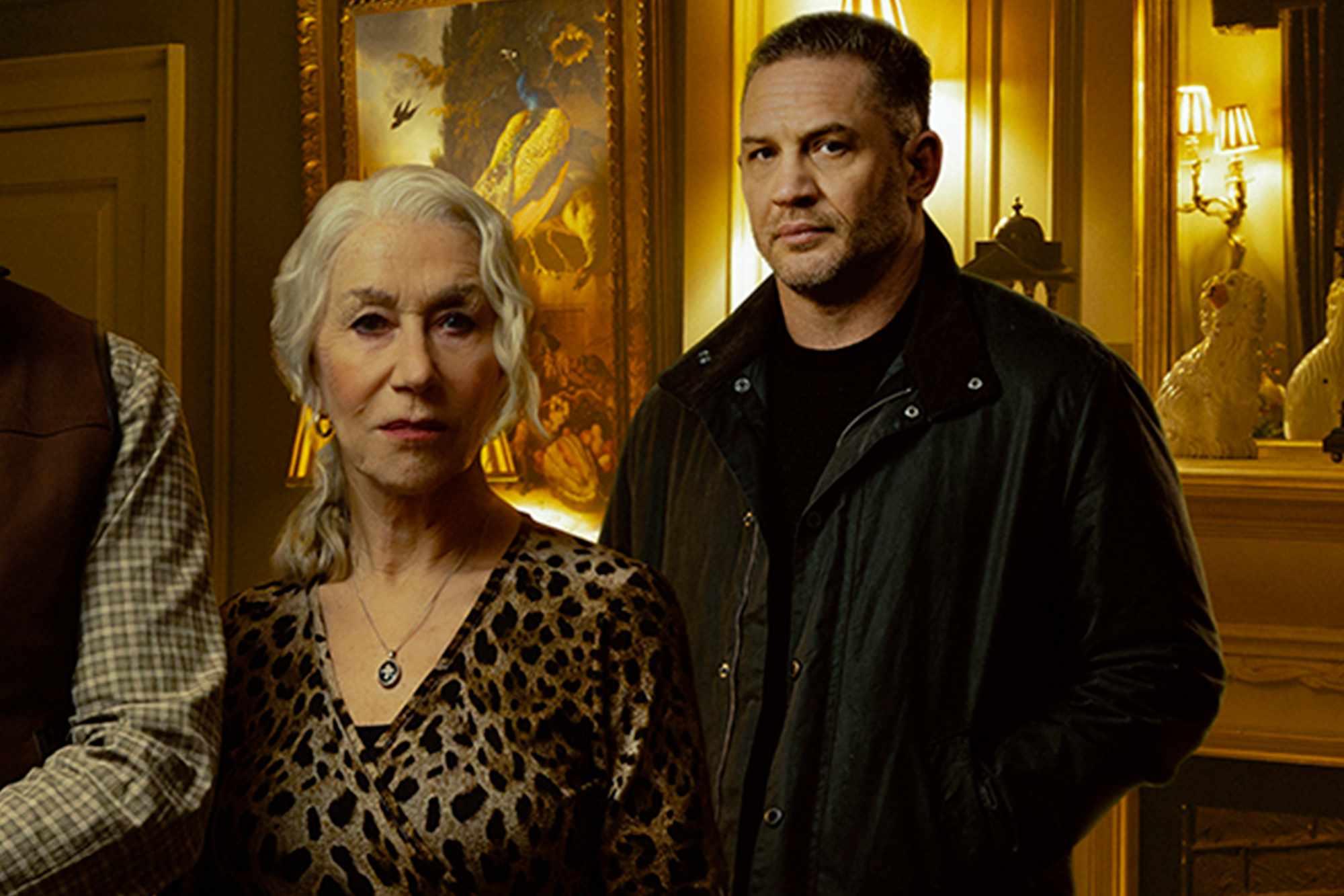 Helen Mirren declara apoio a Tom Hardy em meio à polêmica nos bastidores de Terra da Máfia