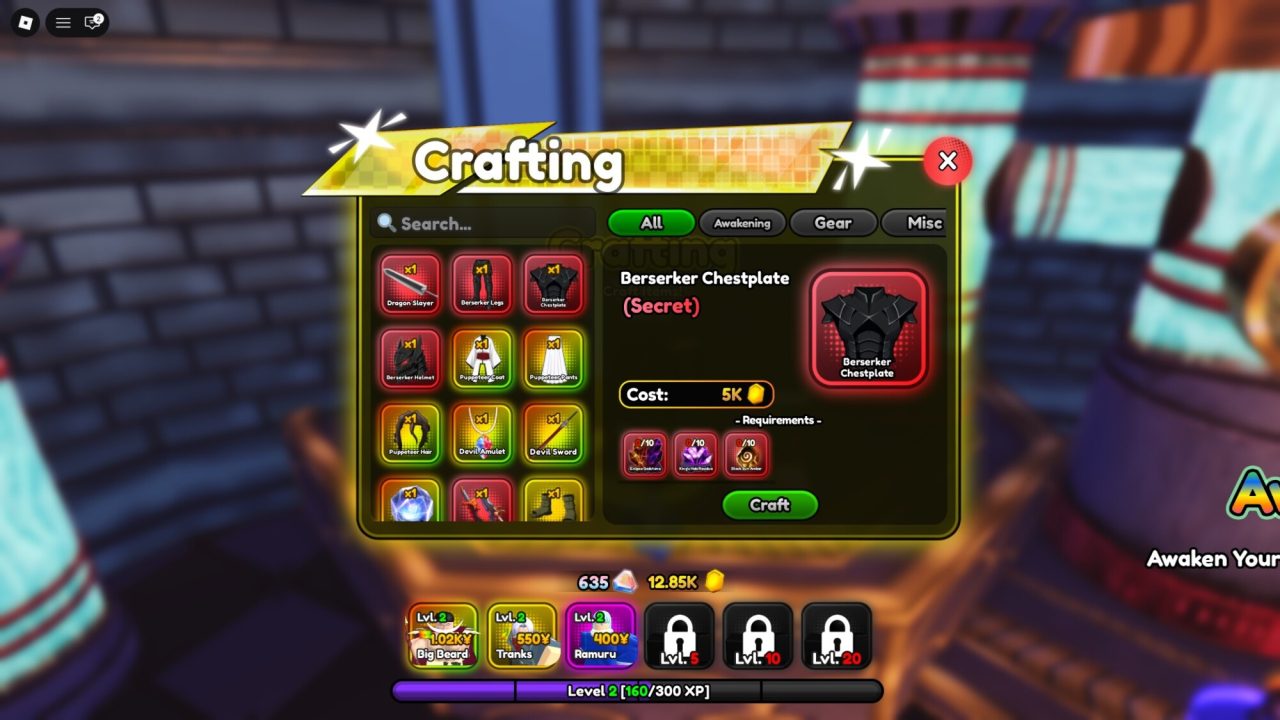 Anime Squadron - Guia Completo de Todos os Equipamentos