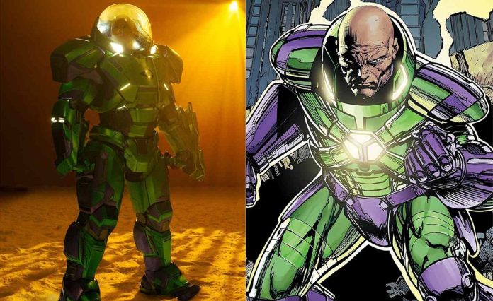 Vídeos do set de Homem do Amanhã mostram Lex Luthor com armadura em plena ação contra o Superman
