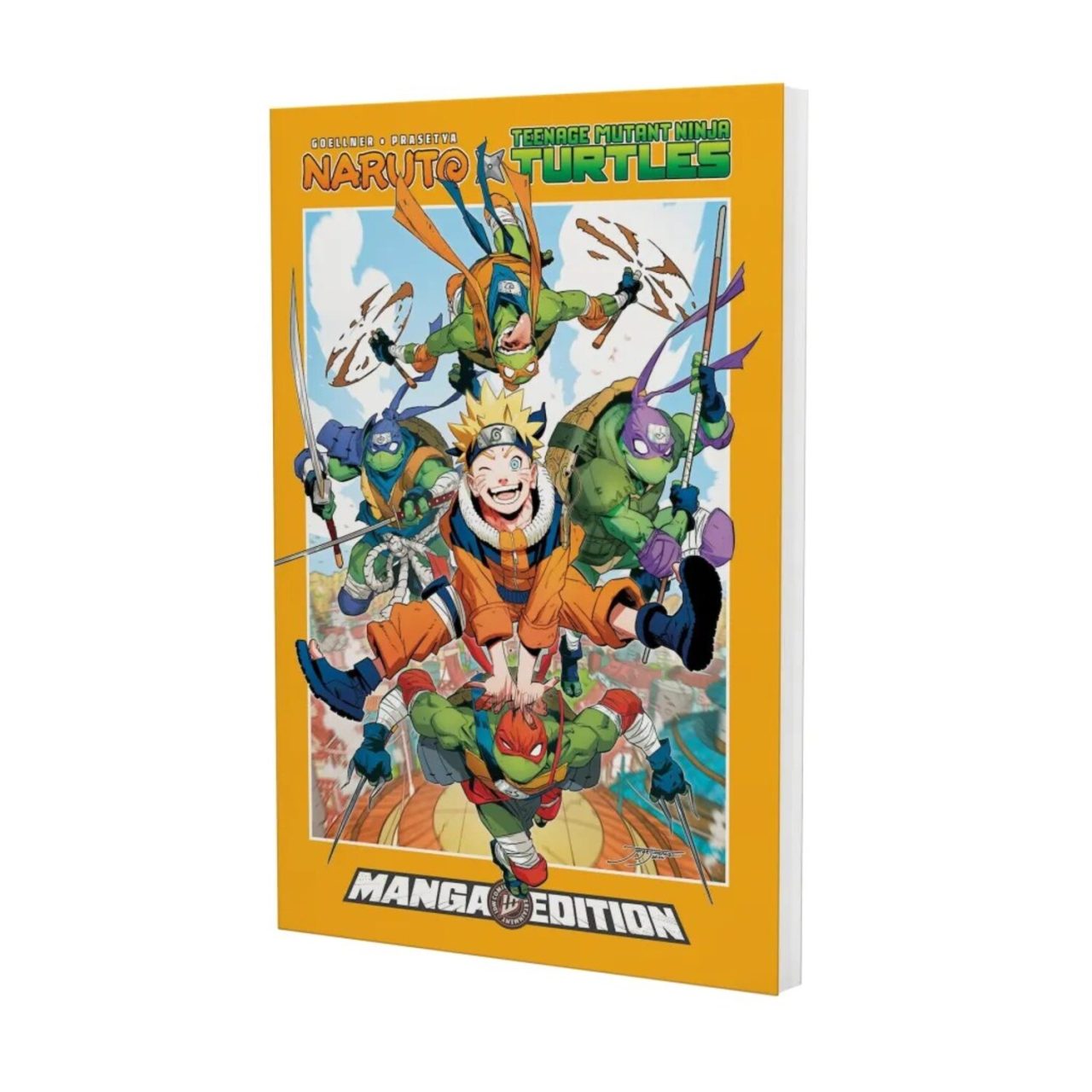 Collab de As Tartarugas Ninjas x Naruto ganha edição em mangá para 2026