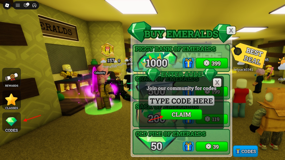 Códigos para Itens Grátis de Roblox Survive the Backrooms (Junho 2026)