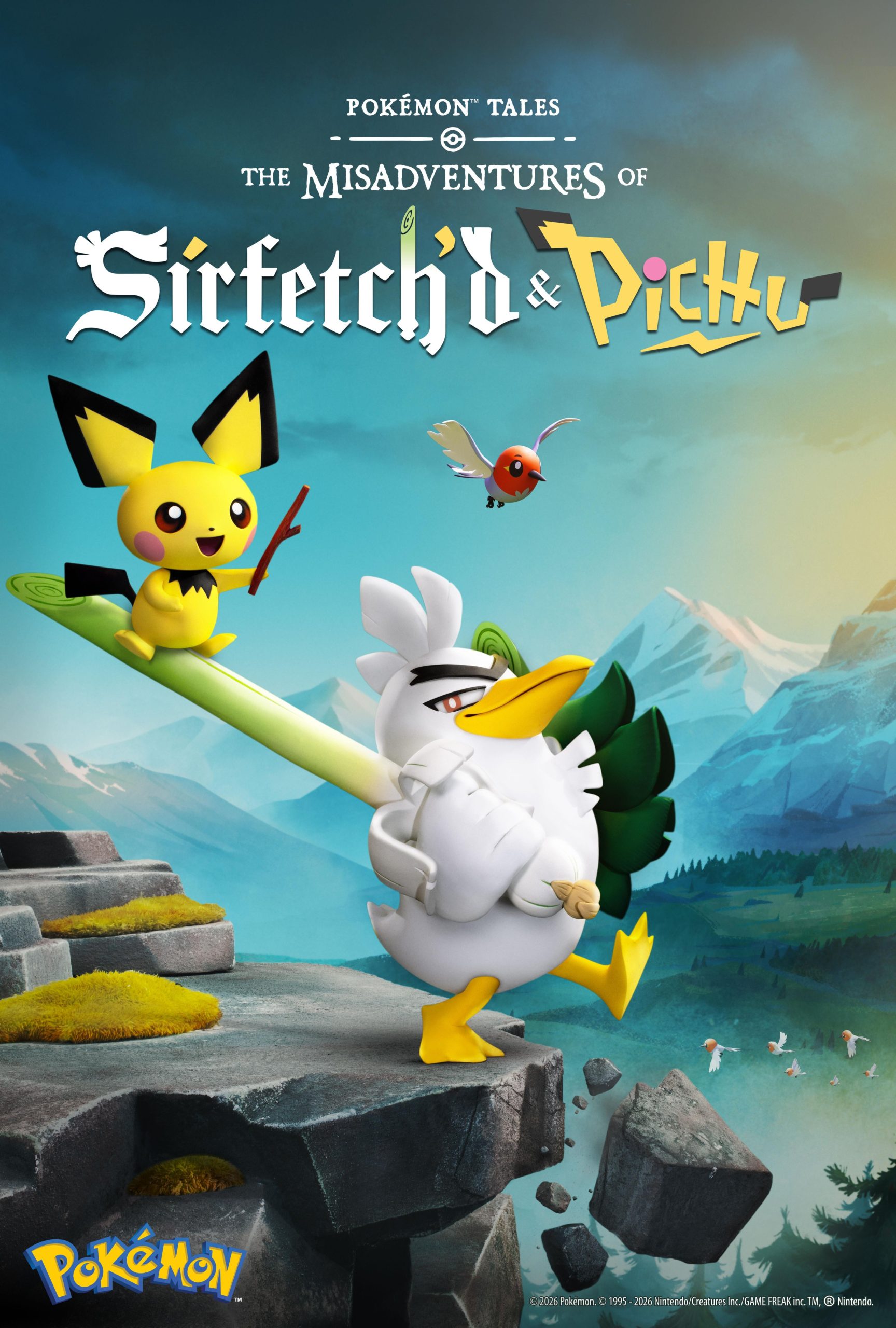 Série stop-motion de Pokémon ganha pôster oficial e sinopse, com estreia marcada para 2027