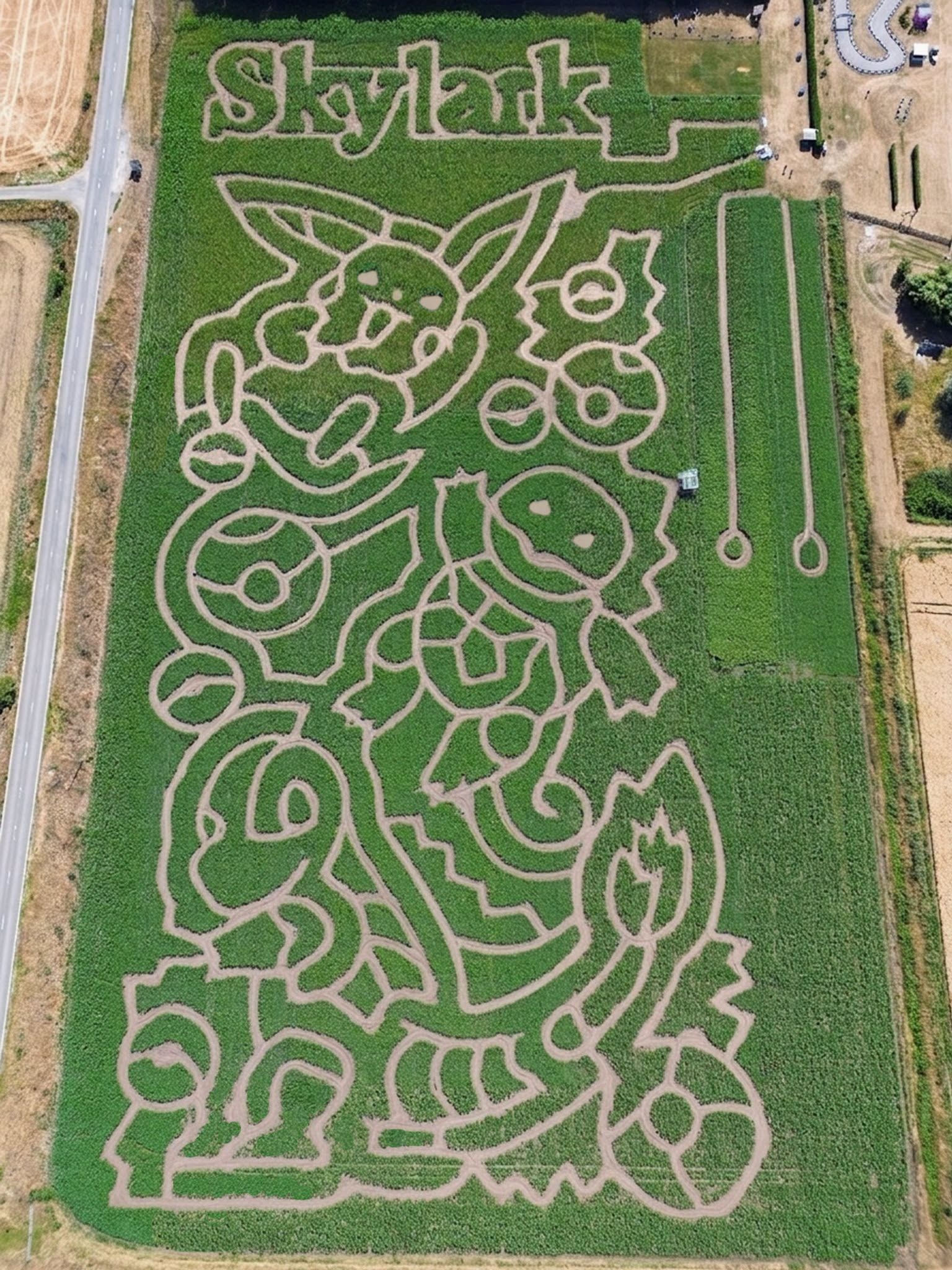 Labirinto gigante de Pikachu celebra os 30 anos de Pokémon no Reino Unido