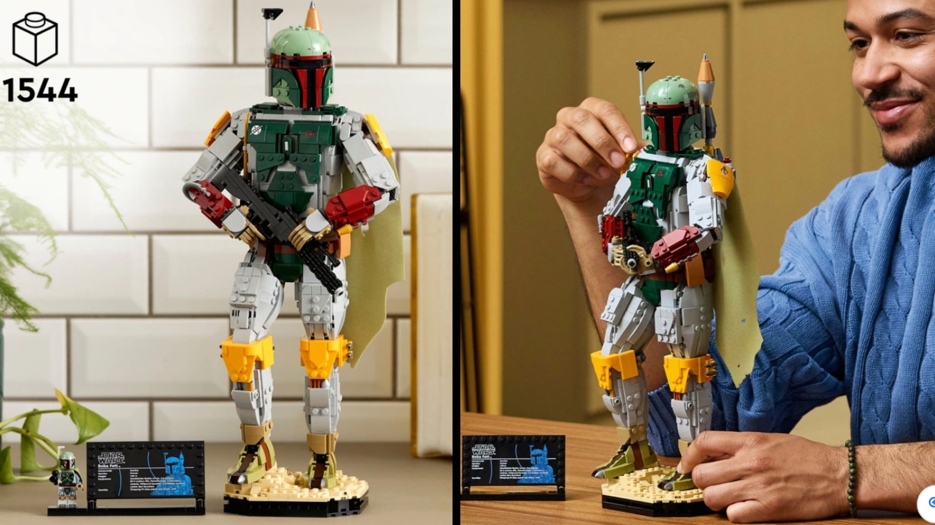 Lego lança Boba Fett de 1544 peças para fãs adultos de Star Wars