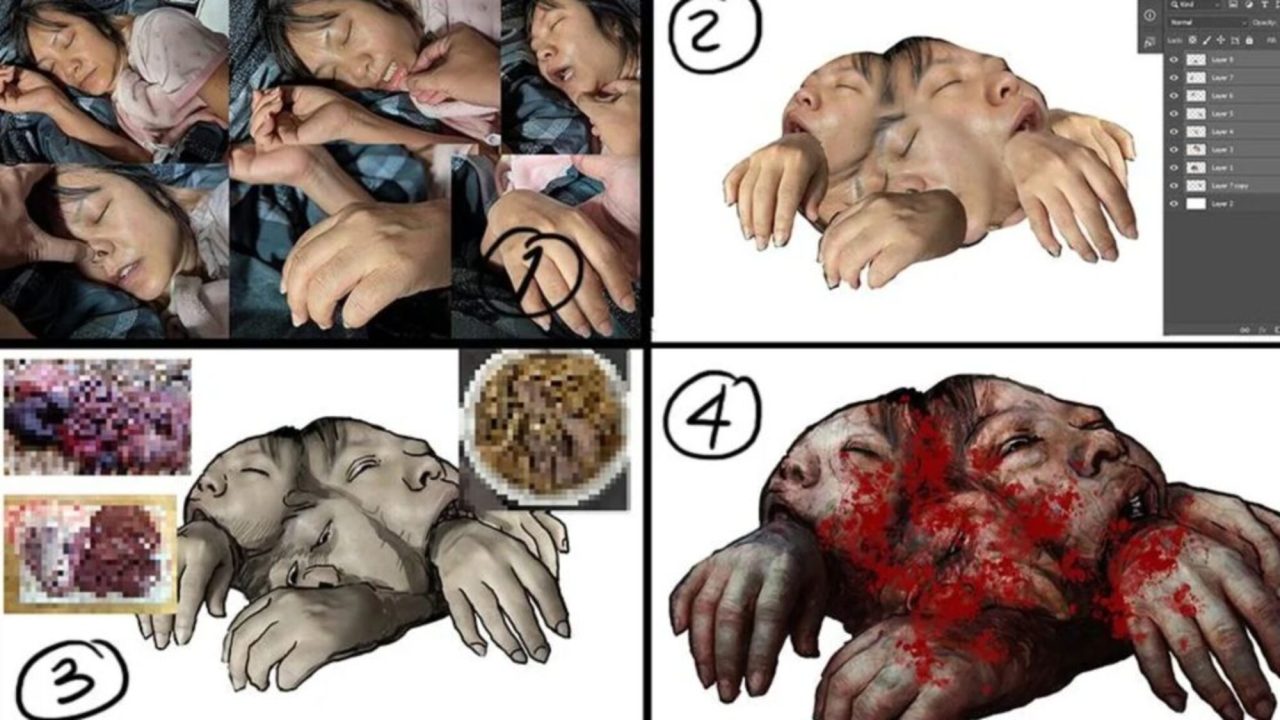 Game dev transforma fotos da esposa dormindo em monstro horripilante para jogo