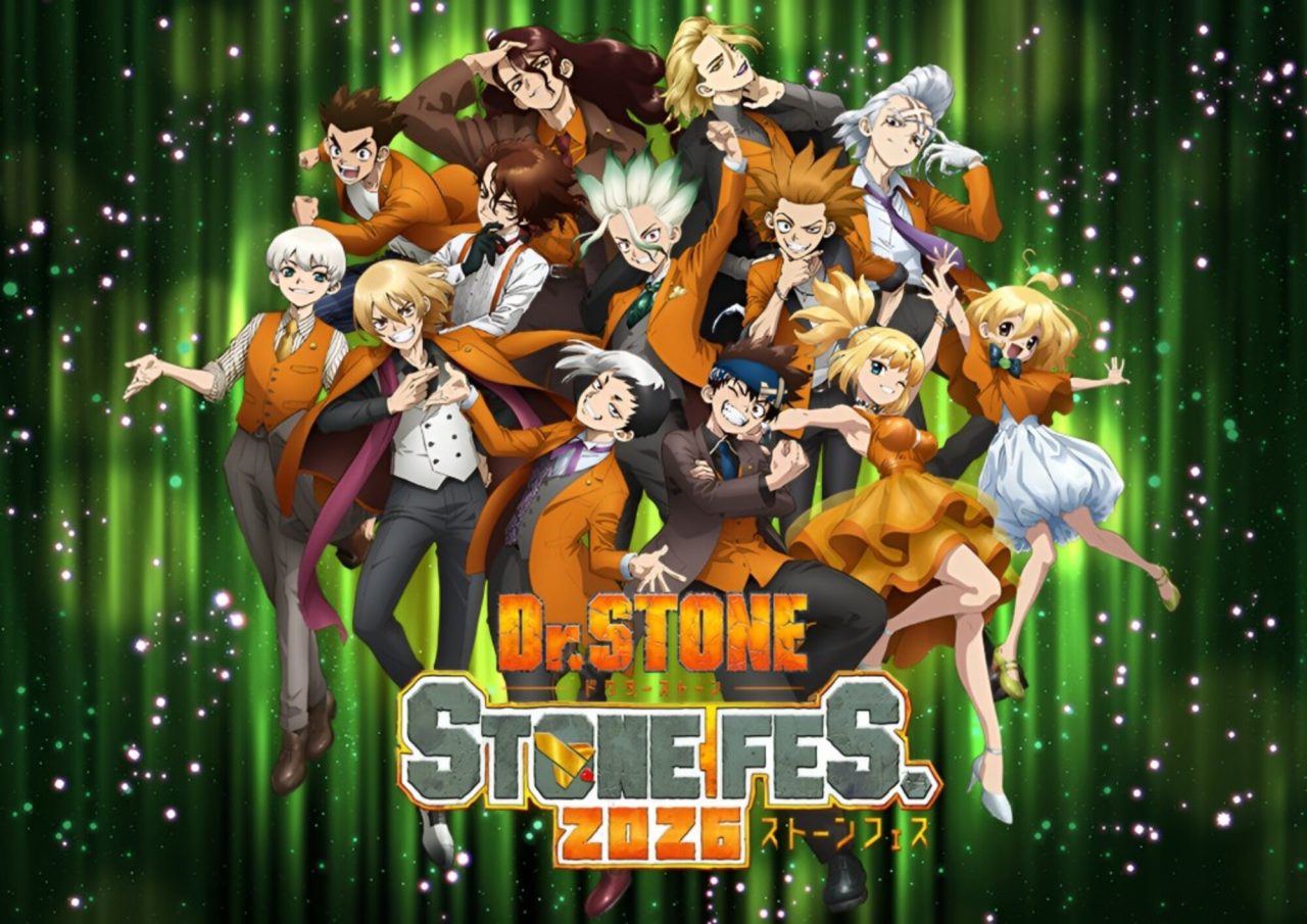 Dr. Stone ganha nova arte oficial com evento especial após fim do anime