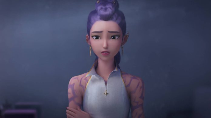 rumi-sad-with-her-demon-marks-in-kpop-demon-hunters