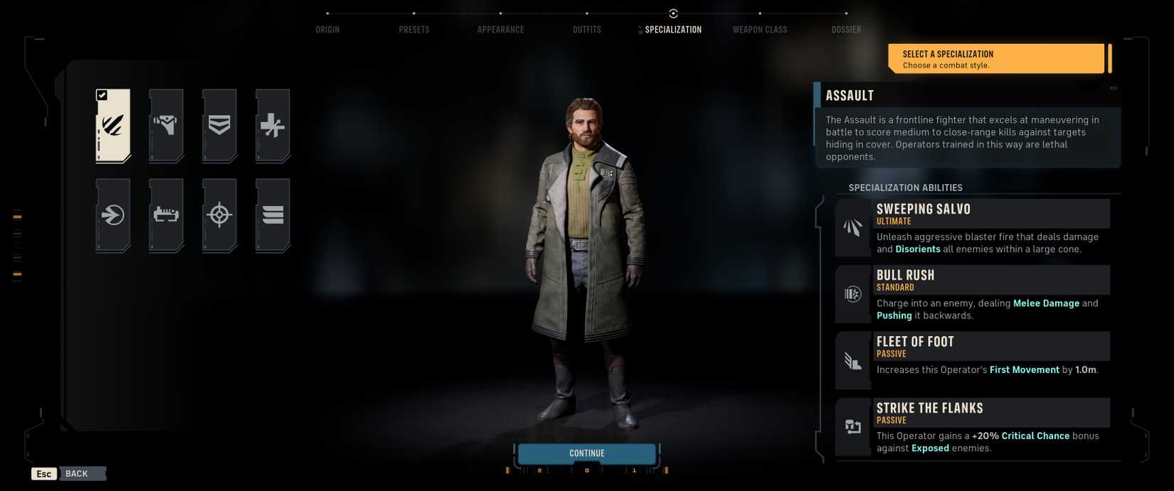 Star Wars Zero Company – Guia de todas as Classes e Especializações