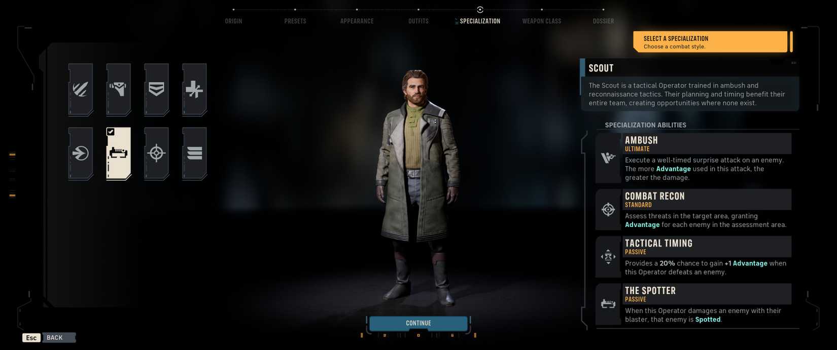 Star Wars Zero Company – Guia de todas as Classes e Especializações