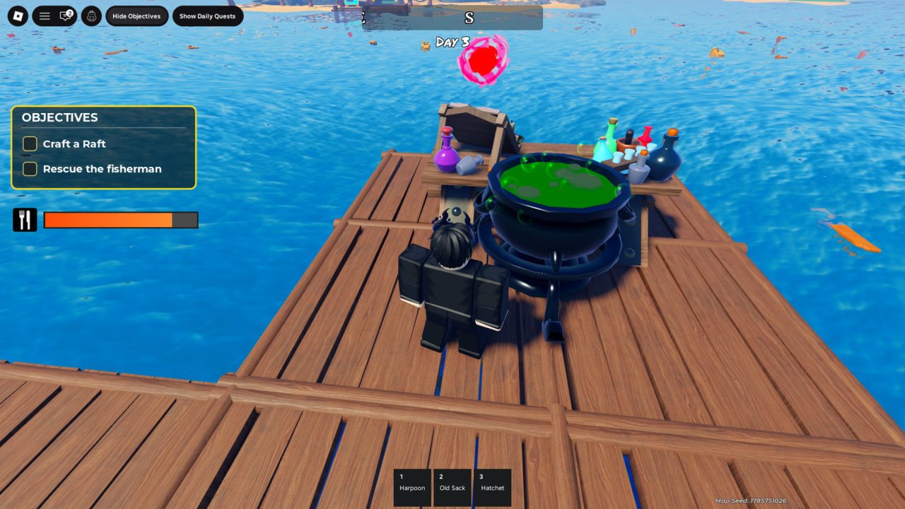 Roblox - Todas as Poções em 100 Days at Sea